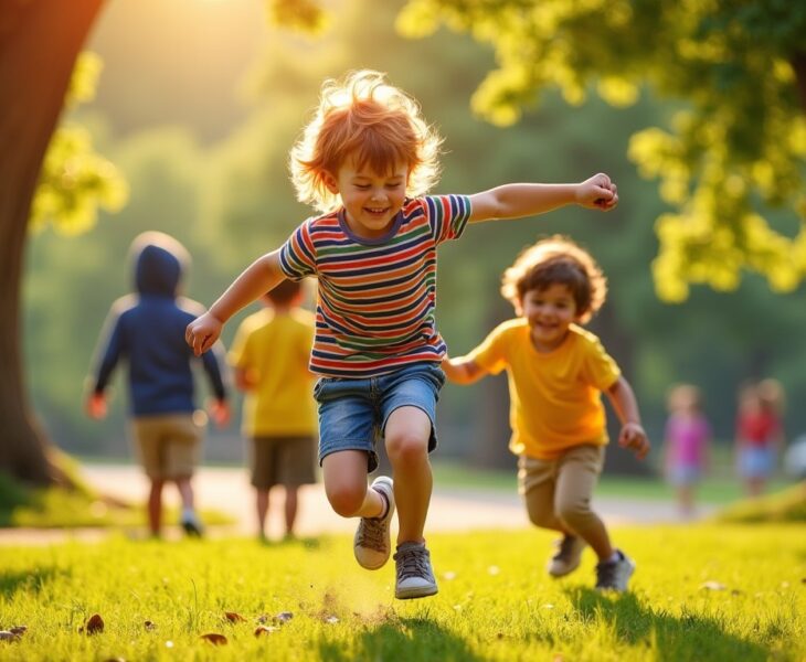 Le chat perché : un classique intemporel pour des jeux d'enfants en plein air