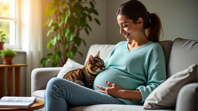 Grossesse et chats : toxoplasmose, précautions et risques pour la mère et le bébé